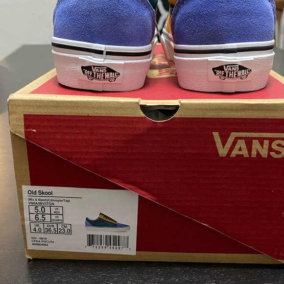 Brand New with box 5M/6.5W Vans Old Skool mix & match - Picture 8 of 8